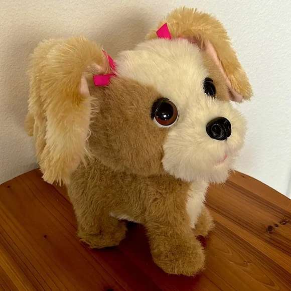 FurReal Friends Bouncy My Happy to See Me Pup Girl Dog Electronic Plush  Toy